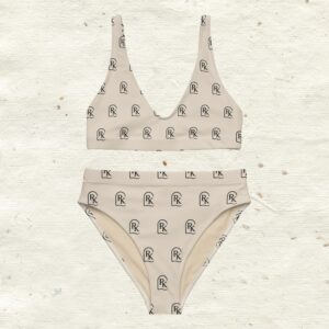 Recycled high-waisted bikini