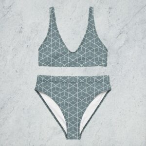 Recycled high-waisted bikini